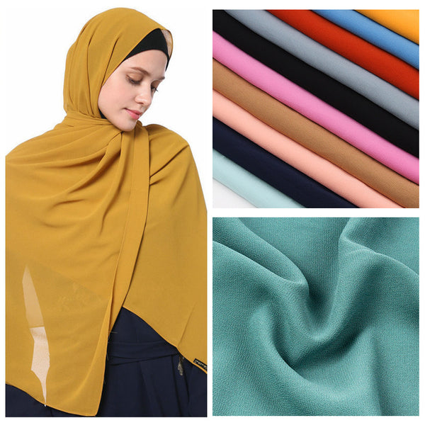 Pearl Chiffon Hijab Scarf