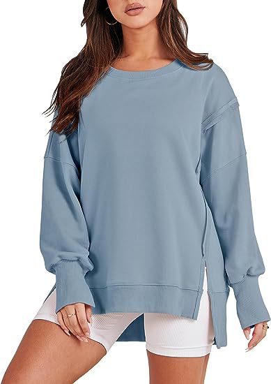 Solid Oversized Sweatshirt | Pullover Hoodies