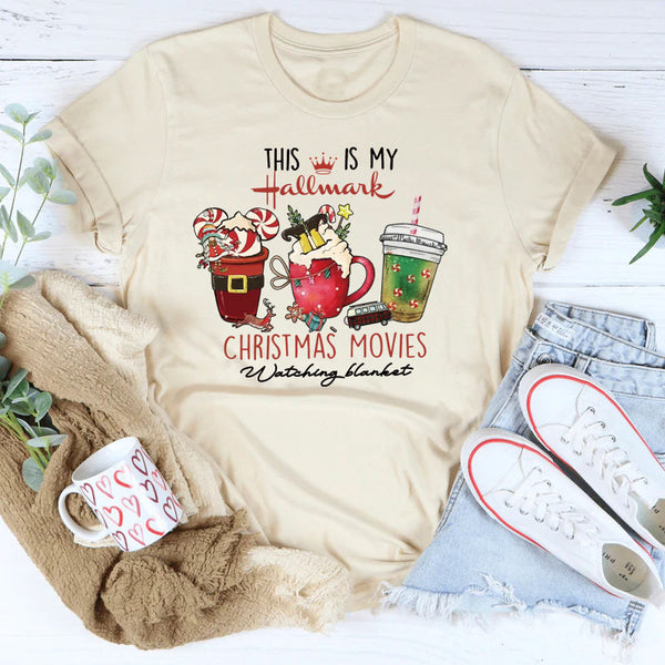 This Is My Hallmark Letter Christmas Crewneck T-Shirt Women