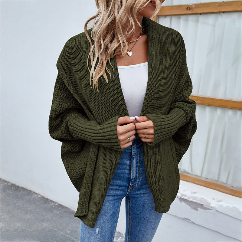 New Loose Knitted Sweater | Jacket For Women Clothing