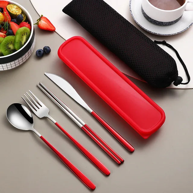 Portable Cutlery Set Dinnerware Set