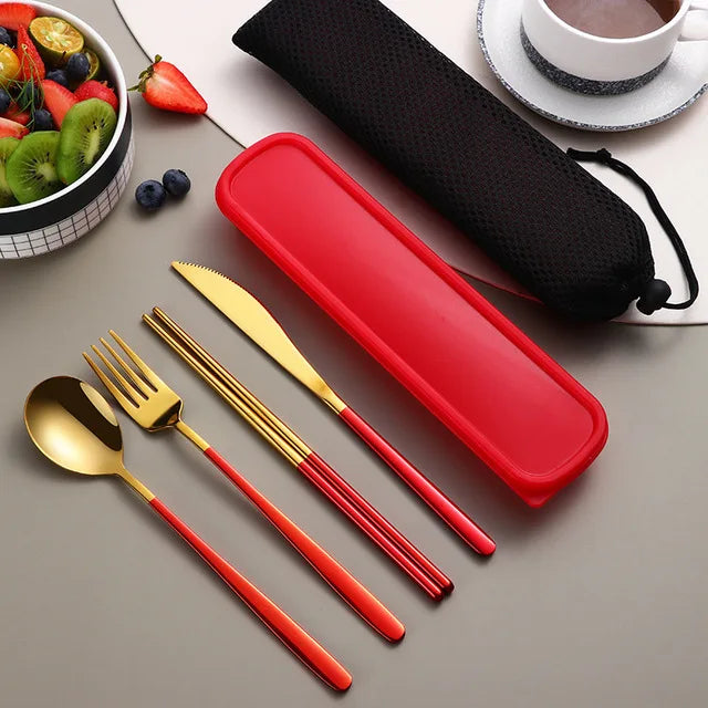 Portable Cutlery Set Dinnerware Set