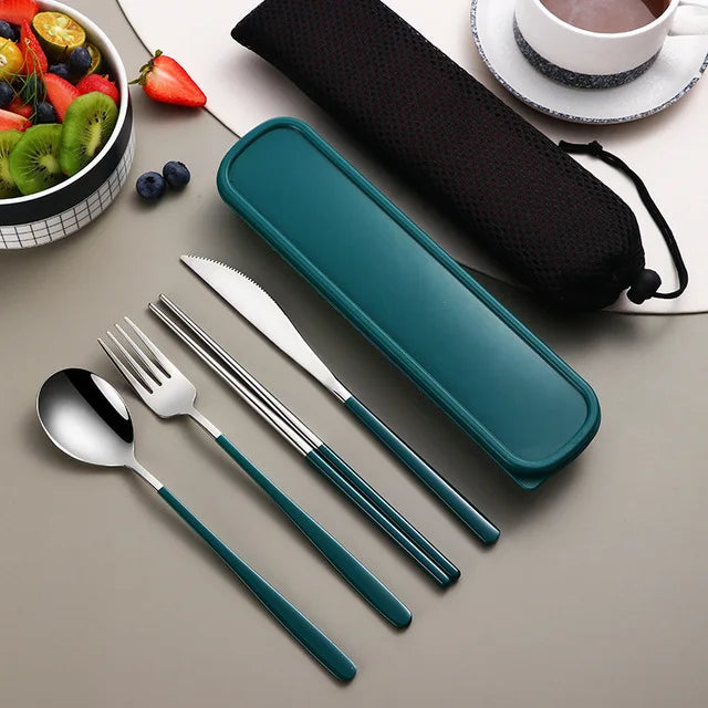 Portable Cutlery Set Dinnerware Set