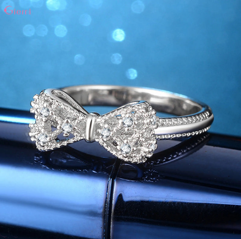 Zirconia Rhinestone Rings For Women FashionEngagement Jewelry