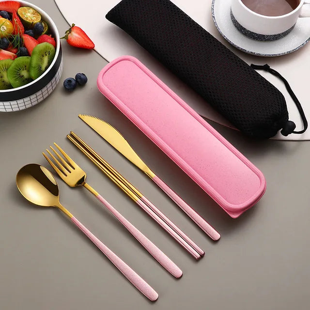 Portable Cutlery Set Dinnerware Set