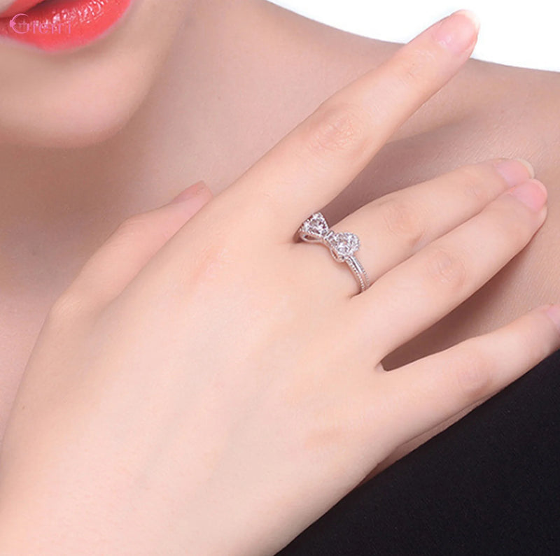 Zirconia Rhinestone Rings For Women FashionEngagement Jewelry