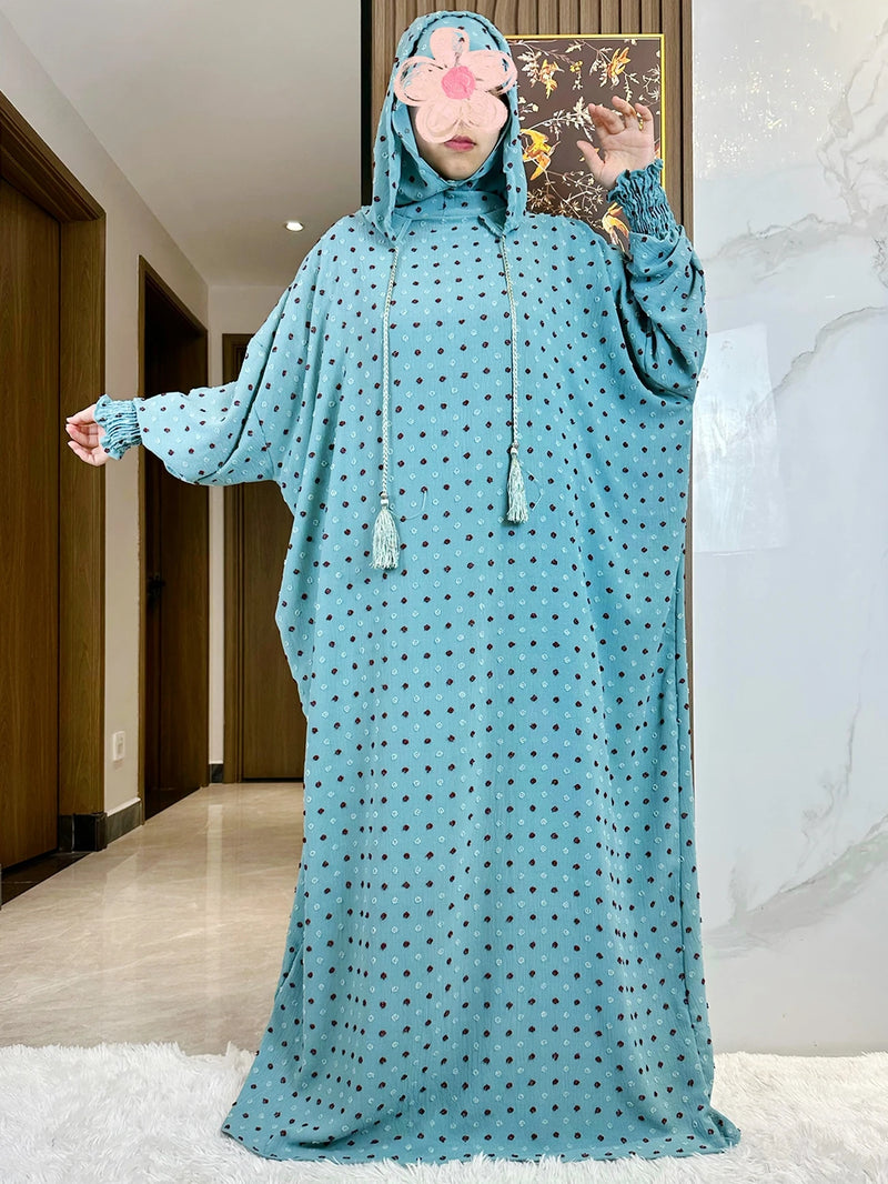 Double Hat Abaya| Women Kaftan