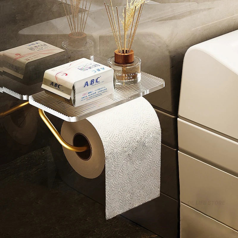 Luxury Gold Toilet Paper Holder