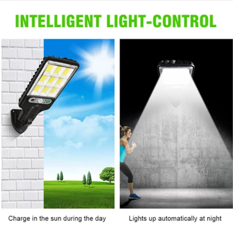 LED Solar Outdoor Remote Control Street Lighting