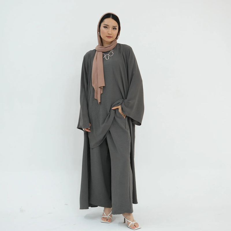 Abayas For Women | 3 Pieces Set  Abaya