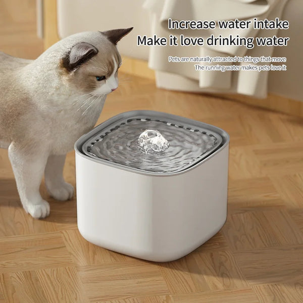 3L Cat Water Fountain Auto Recirculate Filter