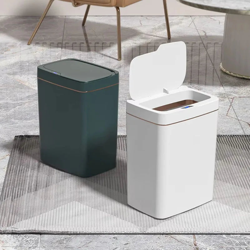 15L smart bathroom trash can