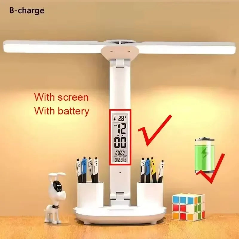 Rotating Foldable 180 Rechargeable LED Clock