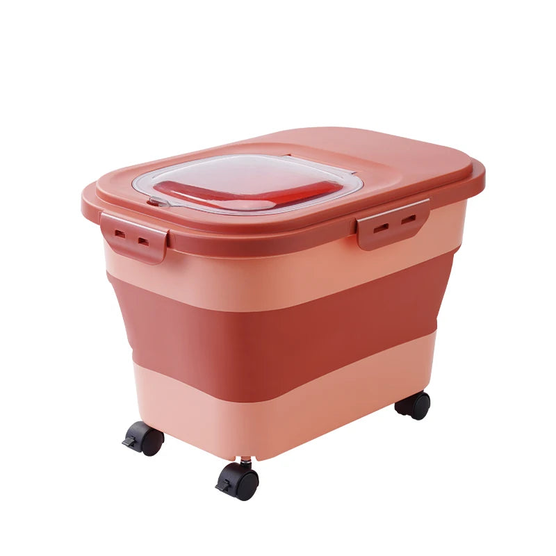 Cat Dog Food Storage Container Dry Cat Food Box With Lids