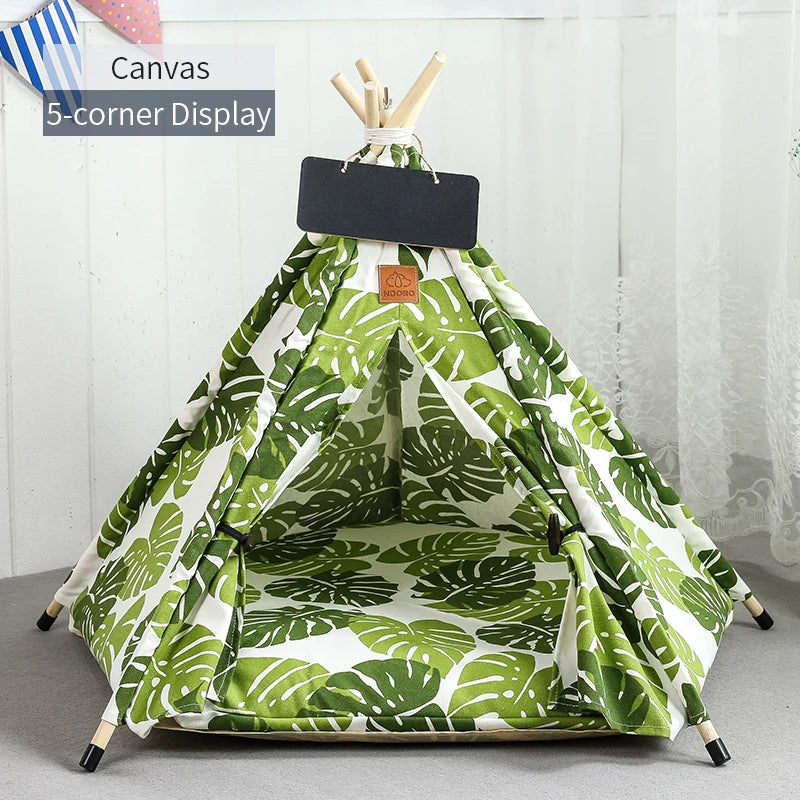 Pet Teepee Tent for Cats and Dogs