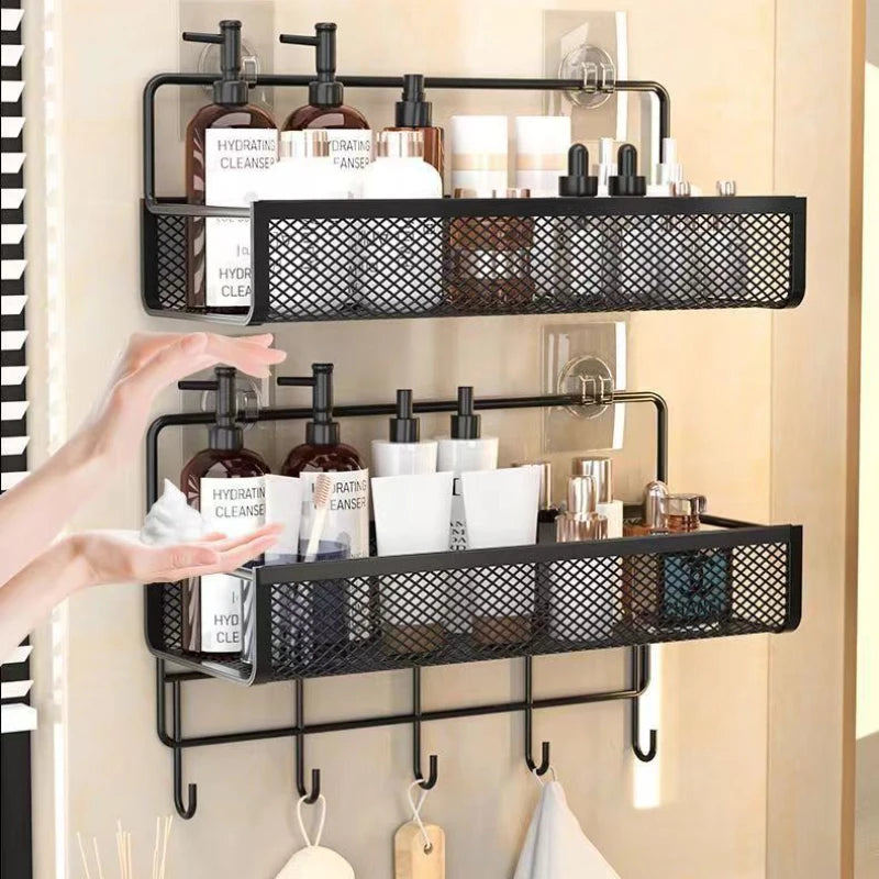 Portable Hanging Wall-mounted Storage Rack No-drilling