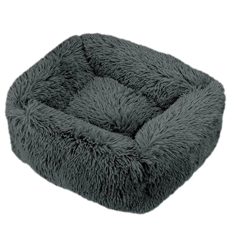 Rectangle Plush Dog Bed Winter Warm Mat