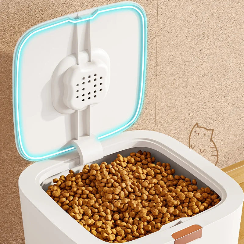 Pet food storage cat food dog food barrel