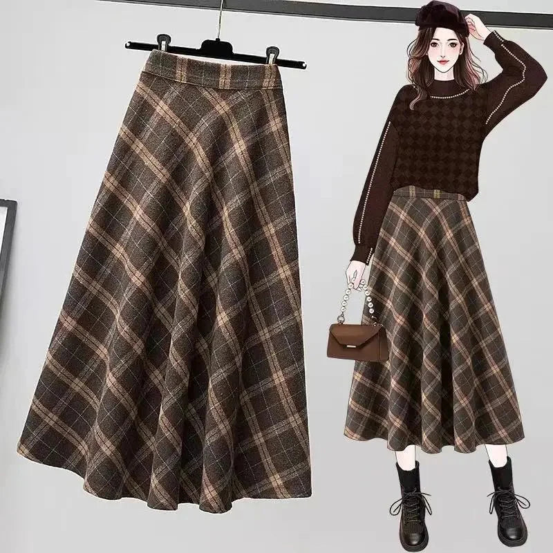 Winter Woolen Skirt for Women