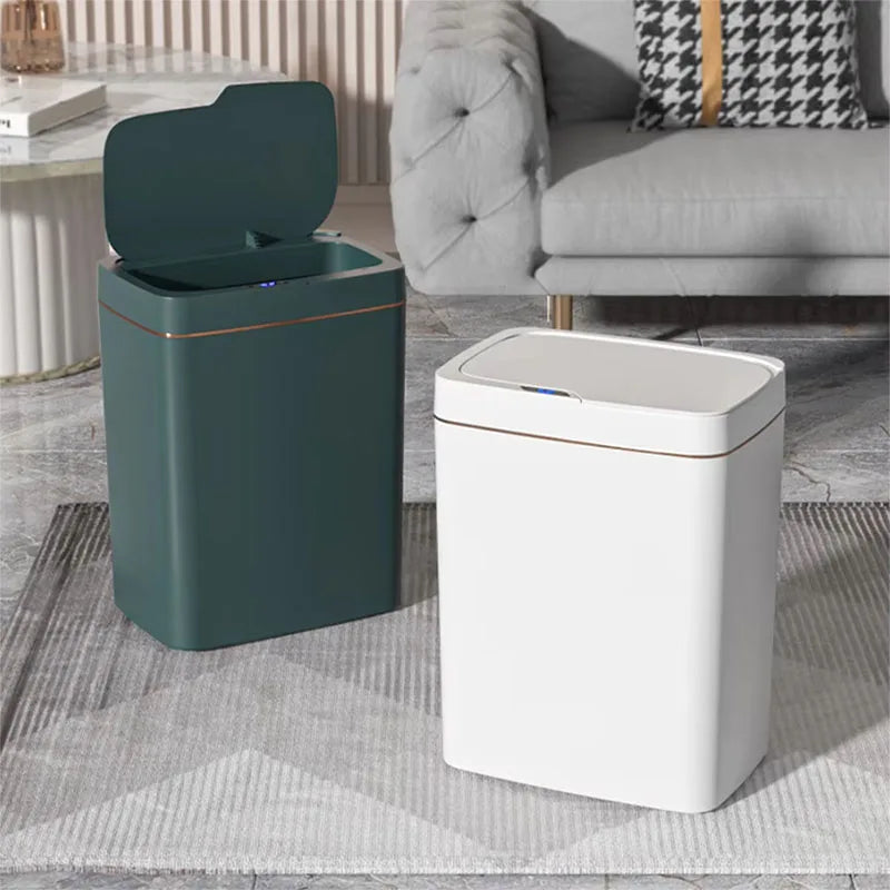 15L smart bathroom trash can