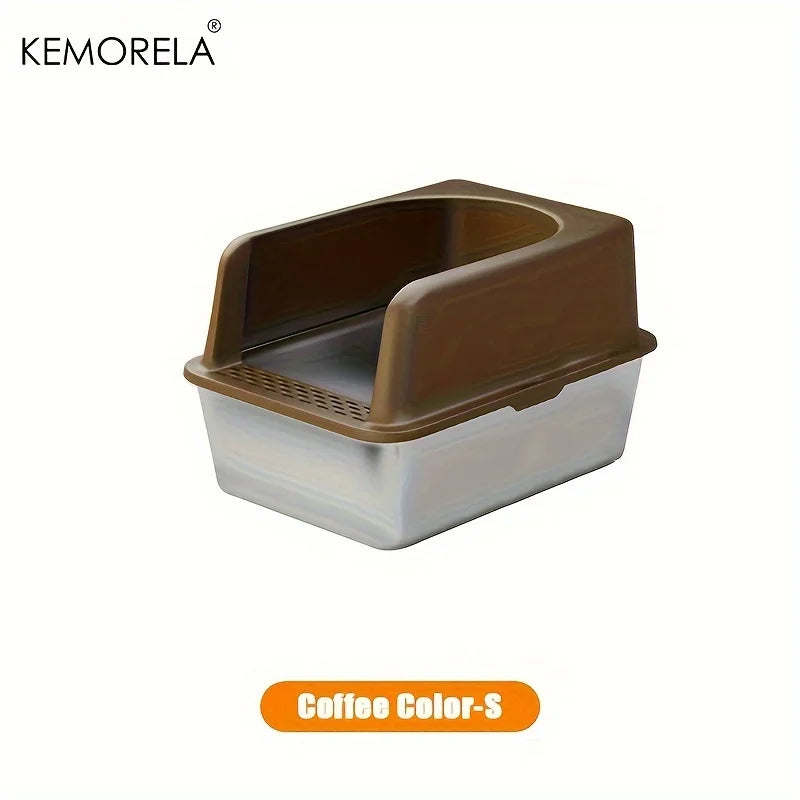 Stainless Steel Litter Box With Lid