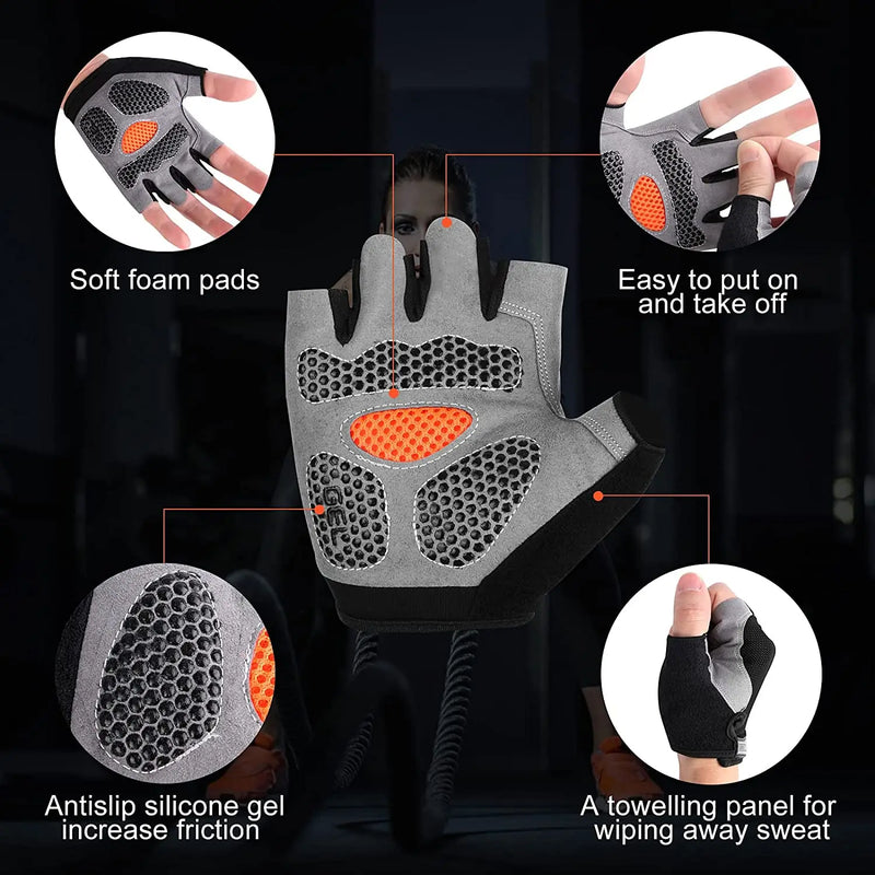 Gym Dumbbell Gloves Men Women Weightlifting