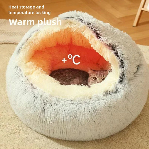 Soft plush pet bed