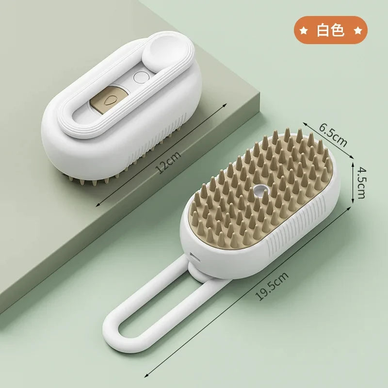 Cat Brush Steamy Dog Brush Electric Spray