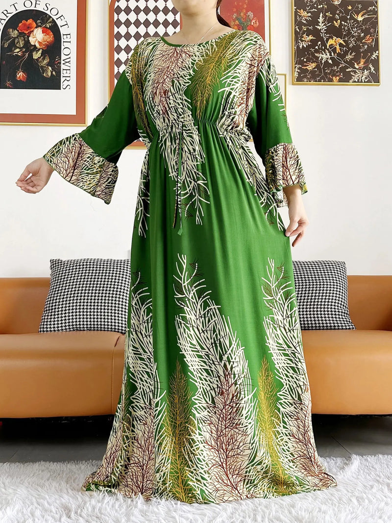 Long Sleeve Dashiki Dress|  Femme Arabia Amira