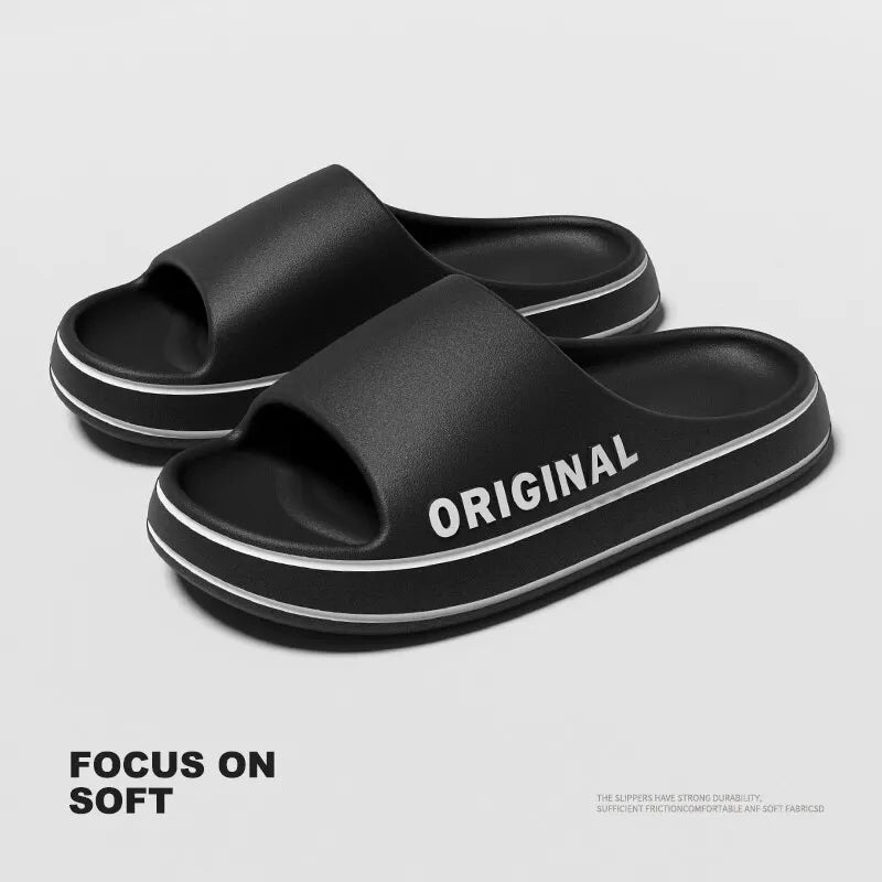 Women Men Slippers Soft Sandals