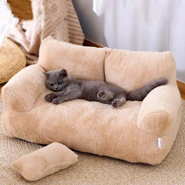 Luxury Cat Bed Sofa Winter Warm Cat