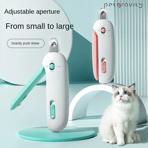 Adjustable Hole Pet Nail Trimmer Cat Dog Nail Clippers