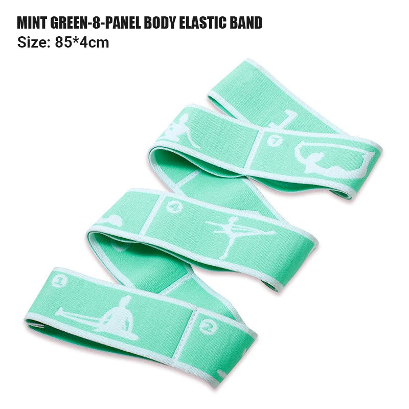 Multi-Section Elastic Yoga Resistance Bands Adult Child