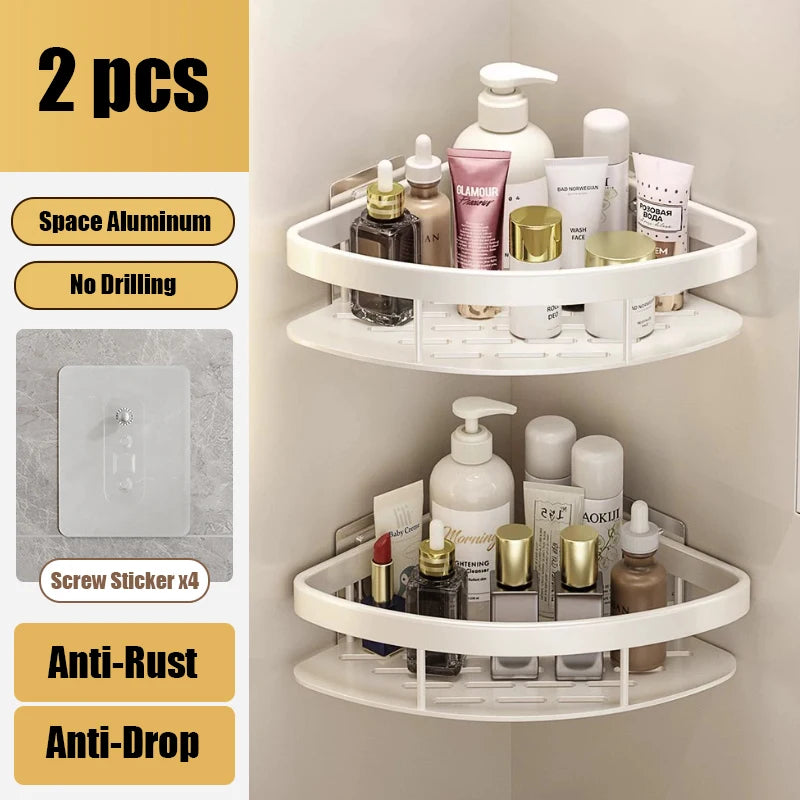 Bathroom Shelf Makeup Storage Organizer