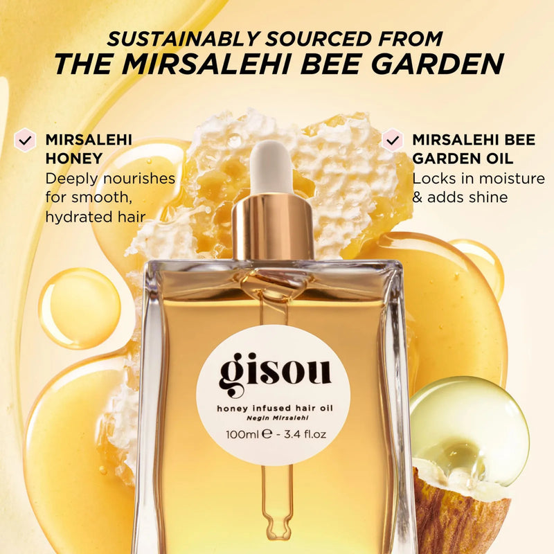 Honey Infused Hair Oil  Enriched With Mirsalehi Honey To Deeply Nourish & Moisturize Hair