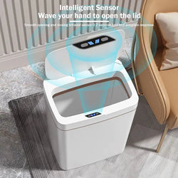 15L smart bathroom trash can