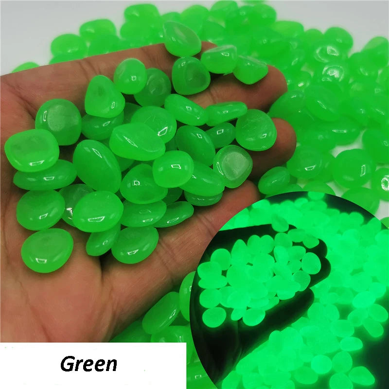 Glow in the Dark Garden Pebbles