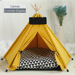 Pet Teepee Tent for Cats and Dogs