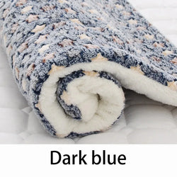 Flannel Pet Sleeping Mat Dog Bed Cat Litter Puppy Bed