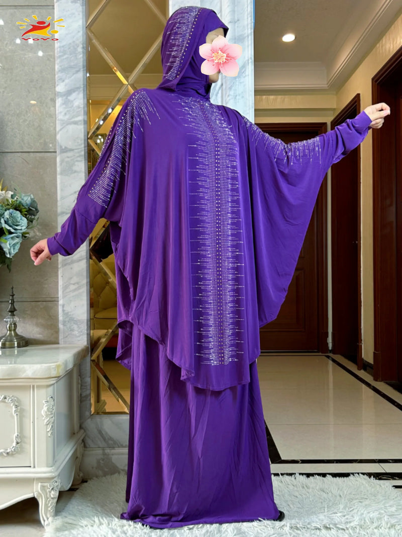 Hooded Hijab With the Long Skirt | Kaftan | Abaya