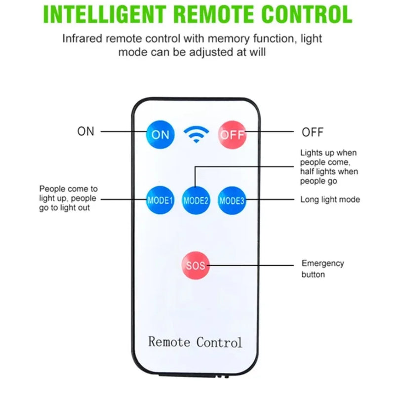 LED Solar Outdoor Remote Control Street Lighting