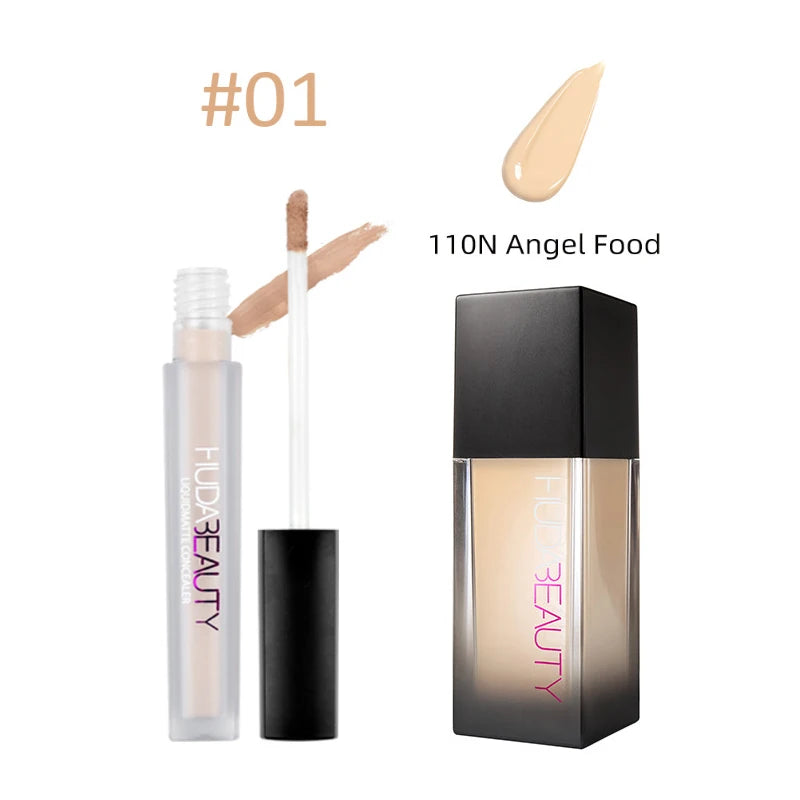 Flawless Liquid Foundation  Nourishing Long-Lasting Facial Makeup