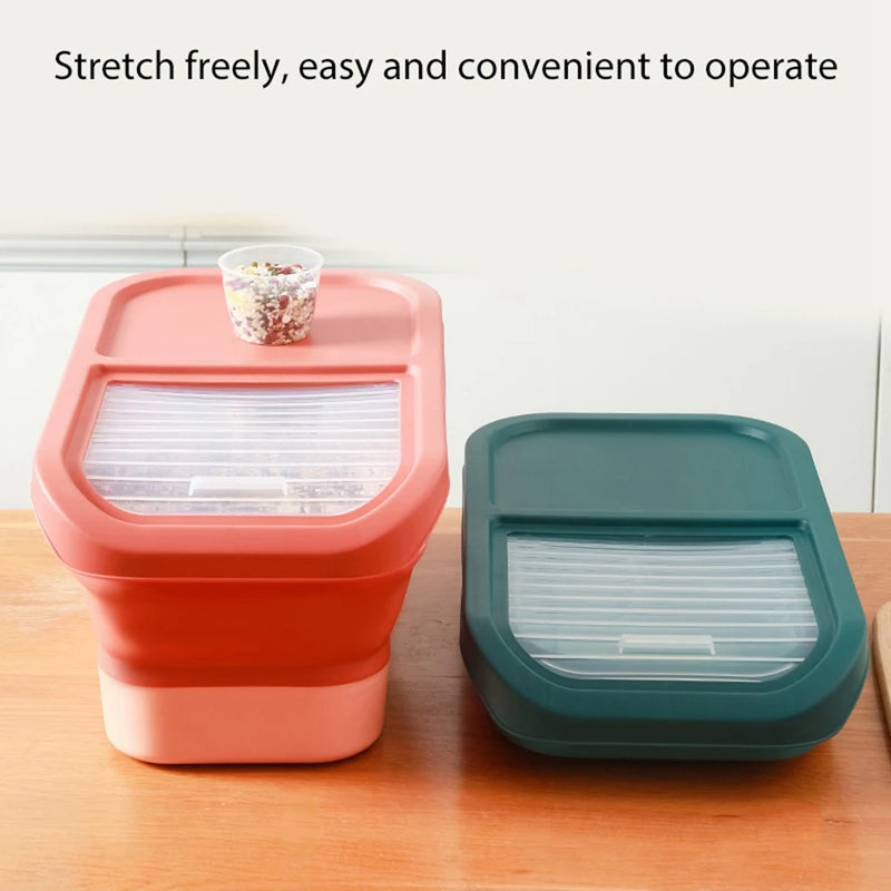 Cat Dog Food Storage Container Dry Cat Food Box With Lids