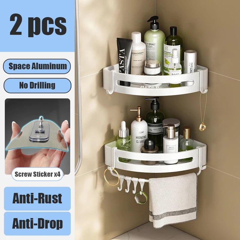 Bathroom Shelf Makeup Storage Organizer