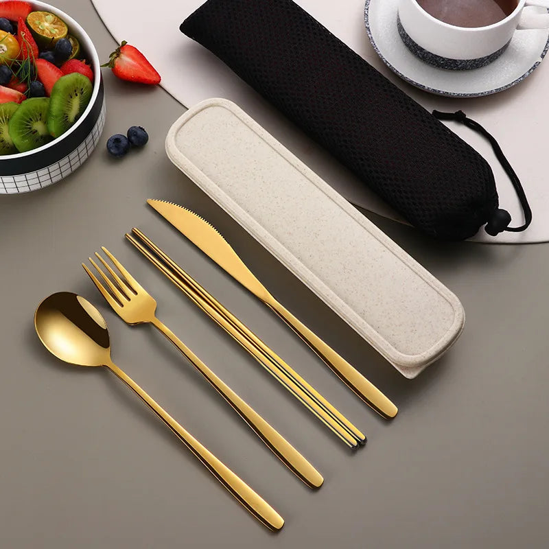 Portable Cutlery Set Dinnerware Set