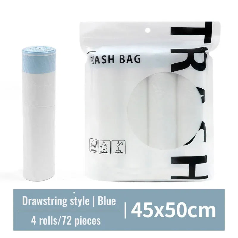 Disposable Trash Bags with Drawstrings for Home