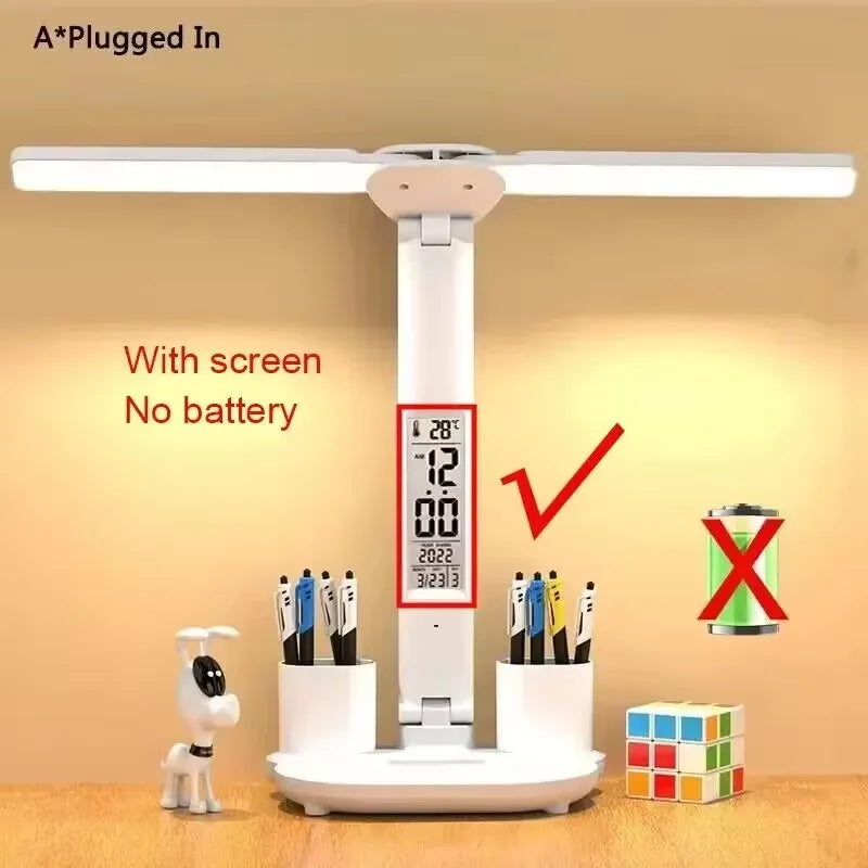 Rotating Foldable 180 Rechargeable LED Clock