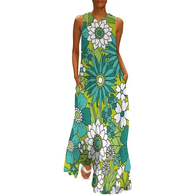 Flower Power Women Dress Summer