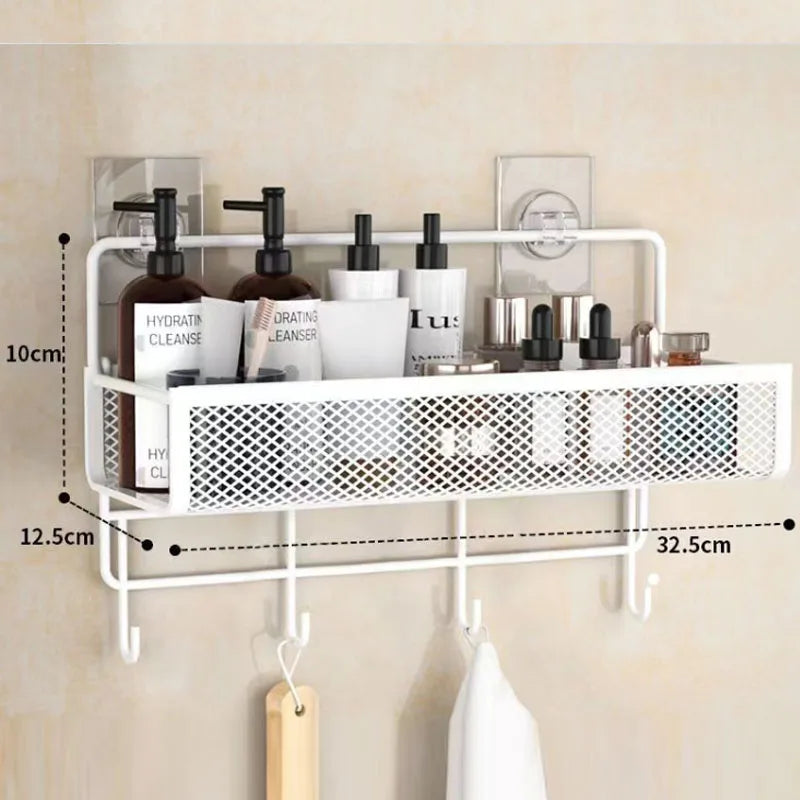 Portable Hanging Wall-mounted Storage Rack No-drilling