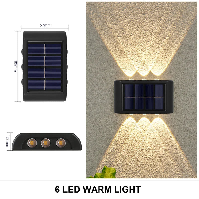 Waterproof Solar Powered Light UP and Down Illuminate